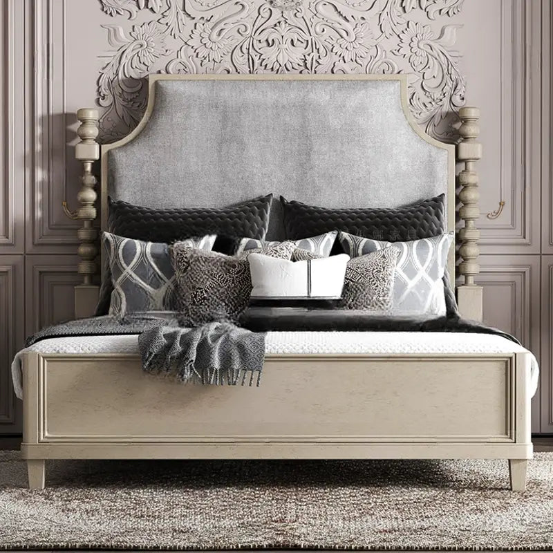 Arabelle Elegant Solid Wood Canopy Bed