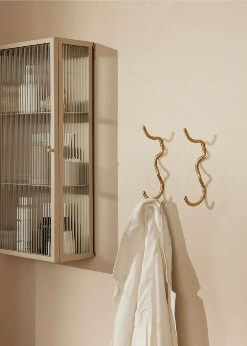 Anthelme Living Brass Wave Towel Hook