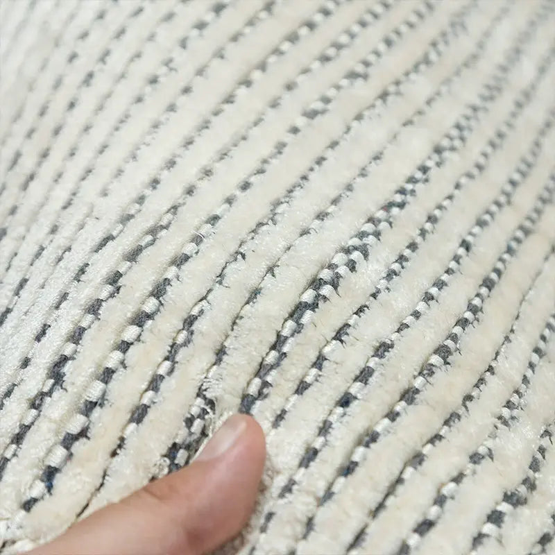 Isidore Handmade Cotton Silk Carpet – Environmentally Friendly Design