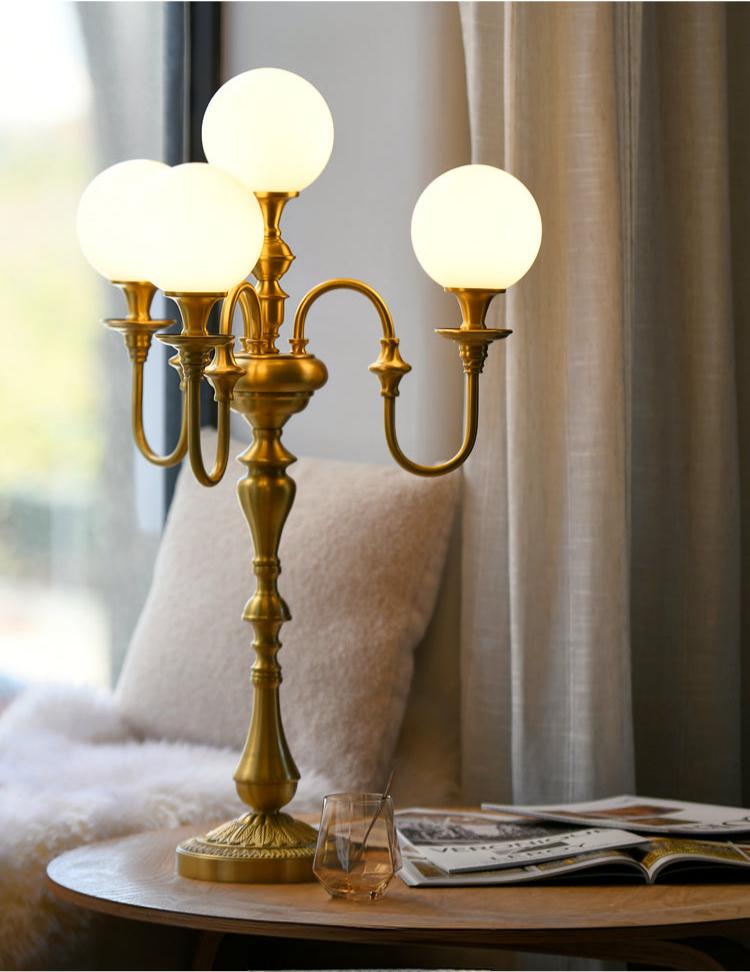 Liliana Copper Candlestick Floor Lamp