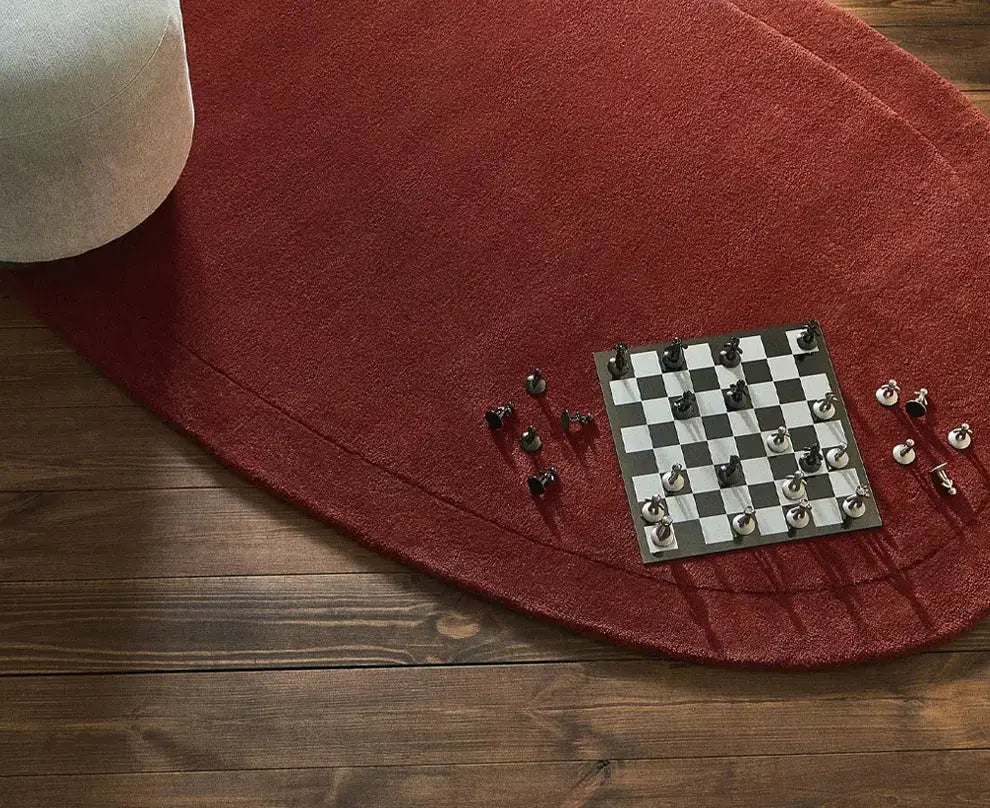 Philomène Special-Shaped High-End Carpet – Elegant Solid Color Design