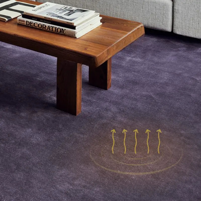 Retro queen purple carpet mat living room medieval homestay bedroom bedside minimalist pure color American and European French light luxury