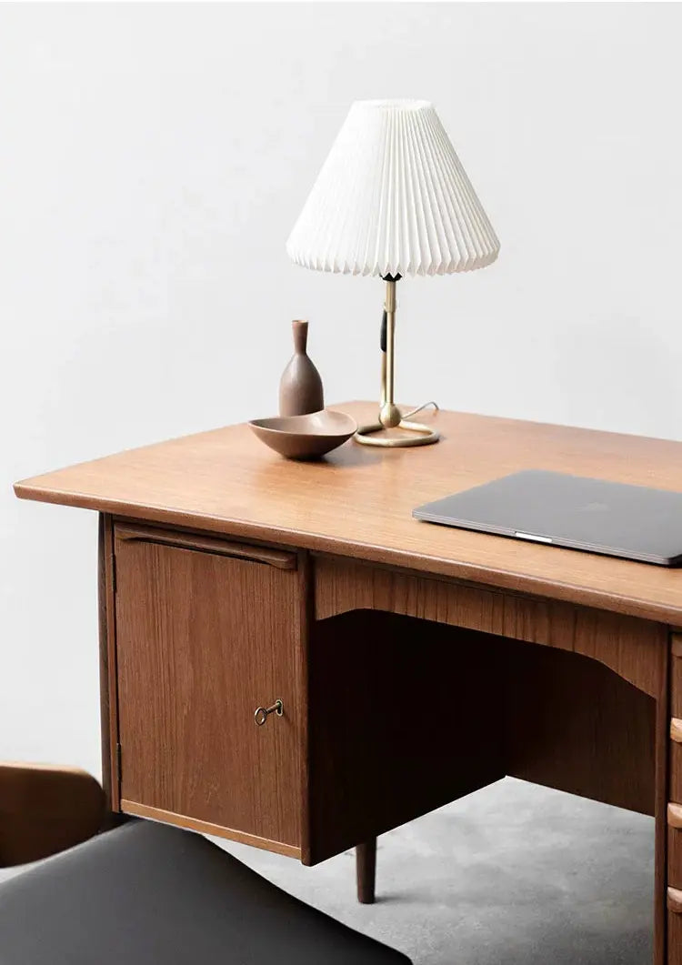 Martina Artistic Retro Wood Desk