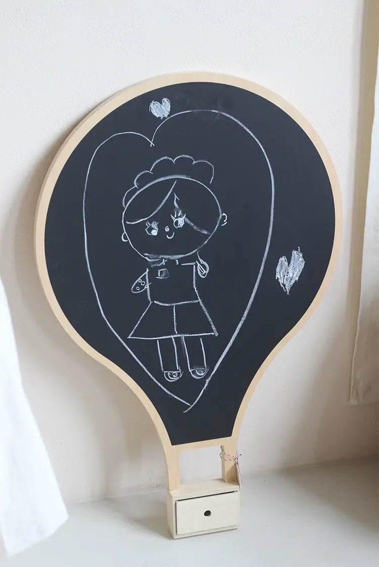 Vernon Hot Air Balloon Chalkboard Decor