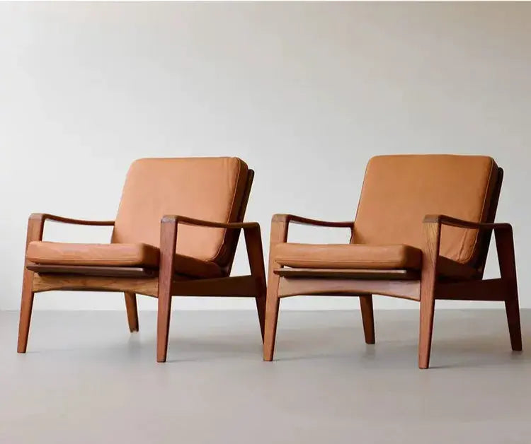Jack Artistic Retro Log Wood Armchair