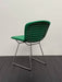 Vintage Knoll Bertoia Diamond Chair, Green Wool Fabric, Mid-Century Modern Design