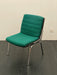 Vintage Drabert 1970s German Lake Green Wool Fabric Lounge Chair Mid-Century