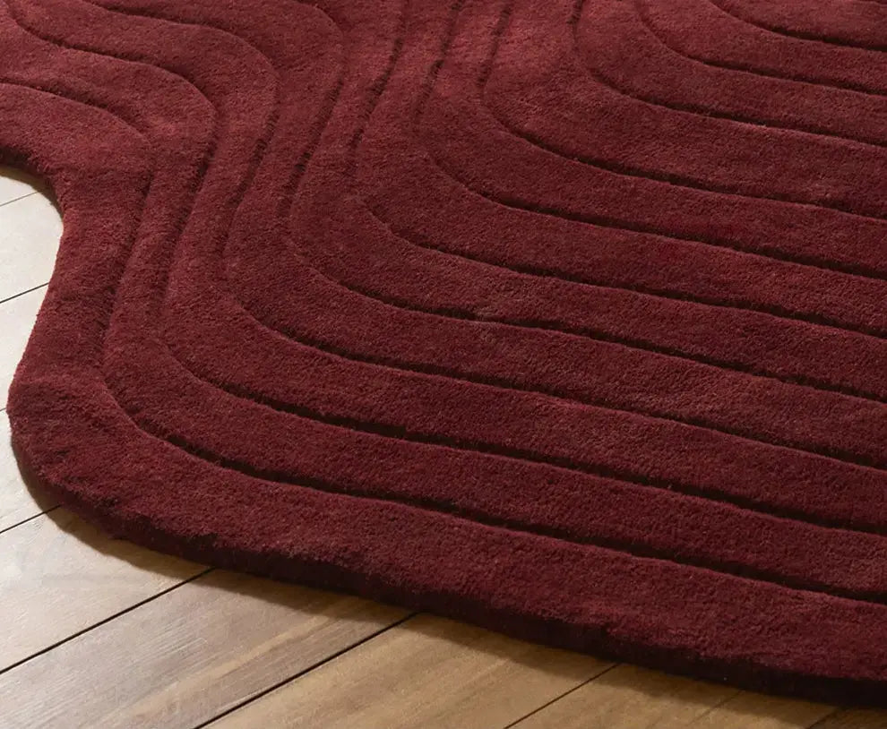 Cosette Luxury Hand-Woven Red Carpet – Formaldehyde-Free Design