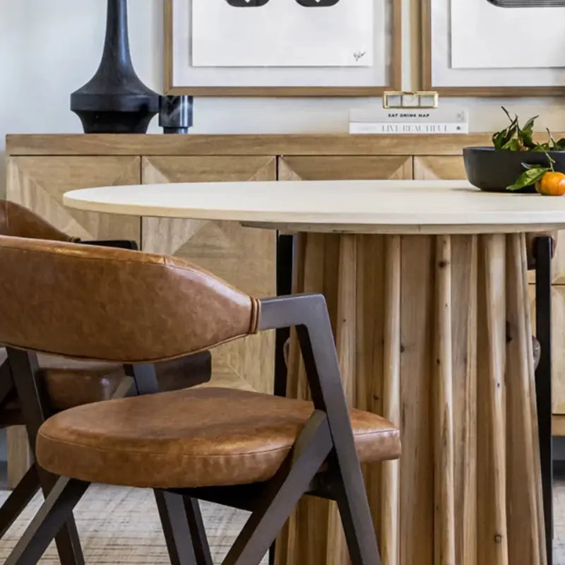 Élodie  Minimalist Luxury Wooden Dining Table