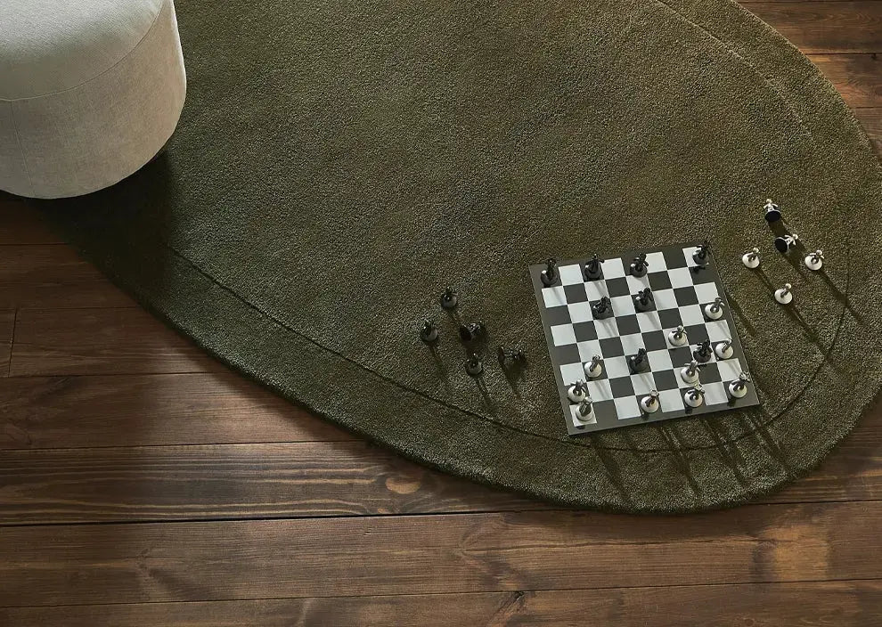 Philomène Special-Shaped High-End Carpet – Elegant Solid Color Design