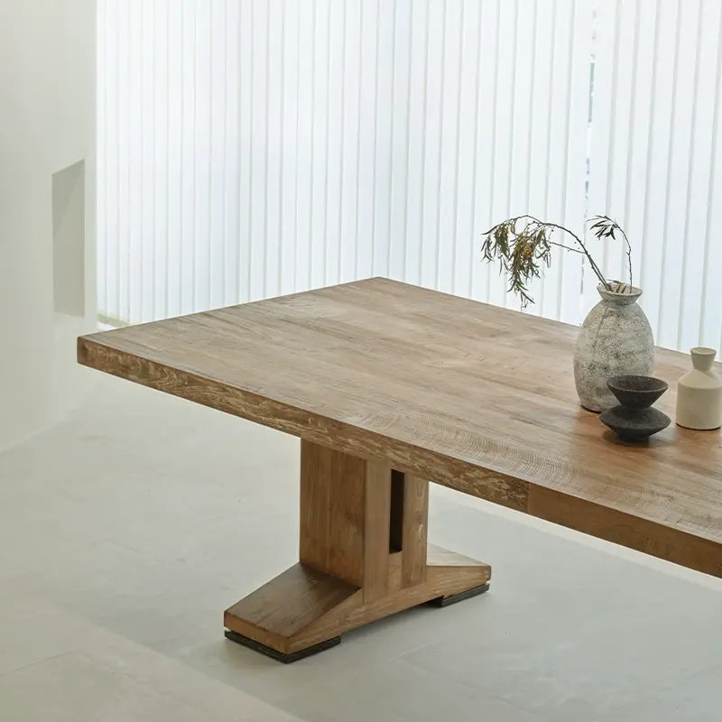 Tommaso Subsidy Teak Solid Wood Dining Table