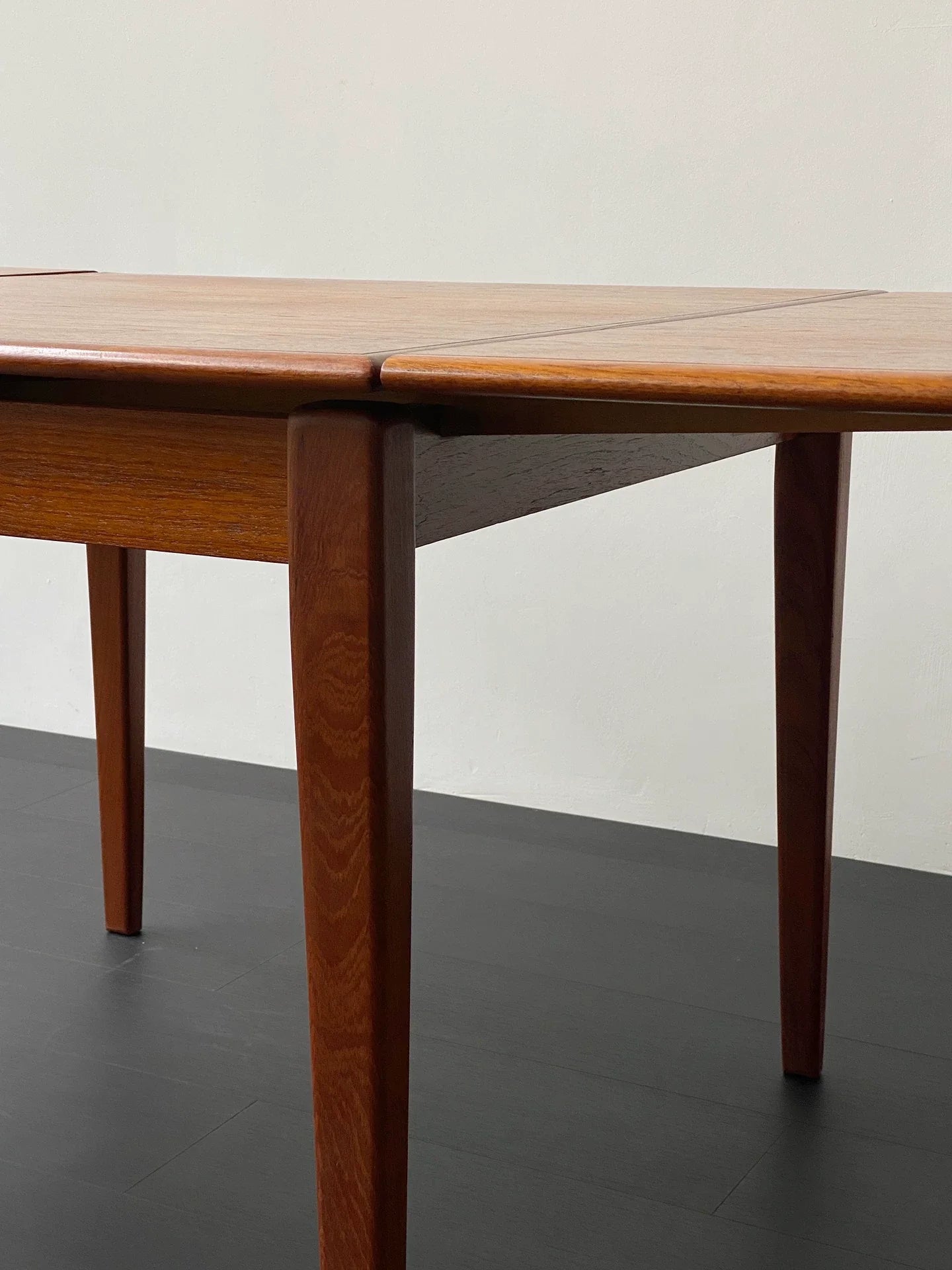 Vintage 1960s Danish Solid Wood Dining Table Mid-Century Modern Design
