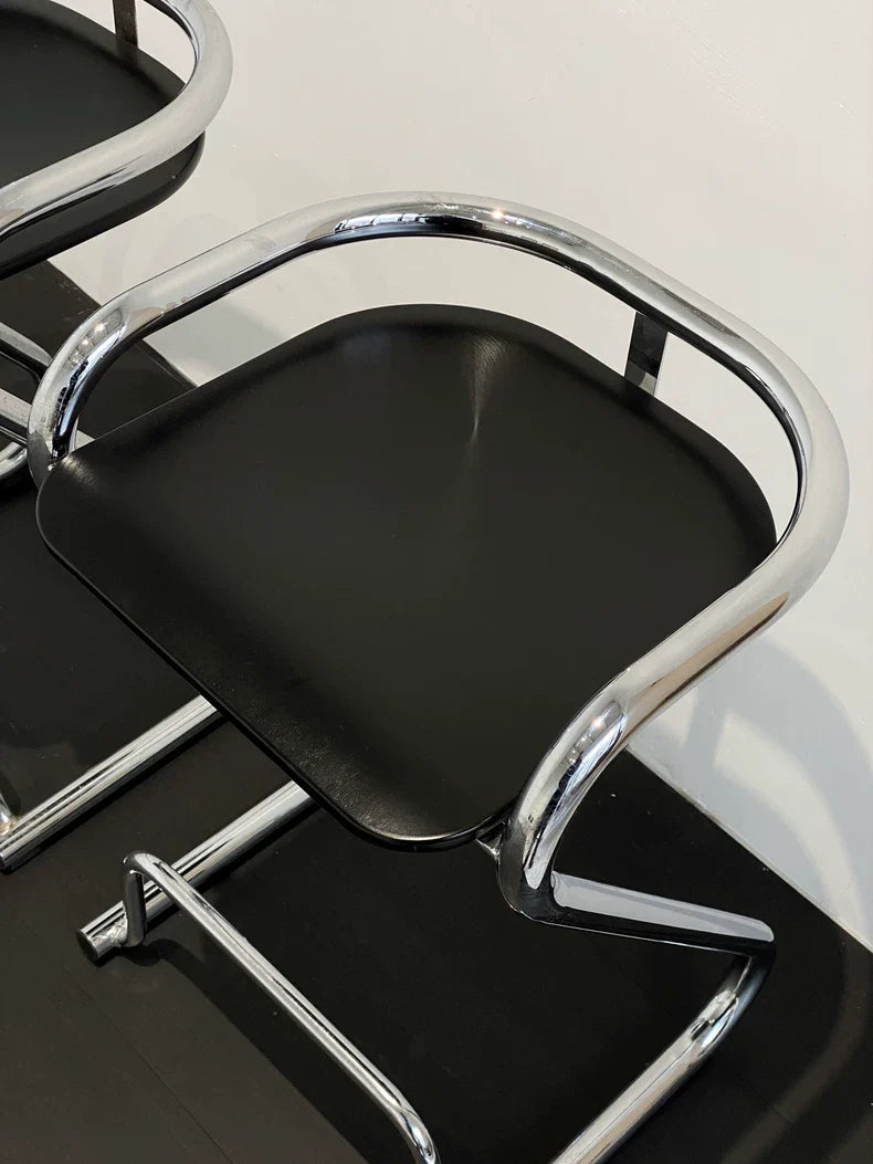 Iconic Swedish Borge Lindau S70-3 Bar Stool Mid-Century Modern Design