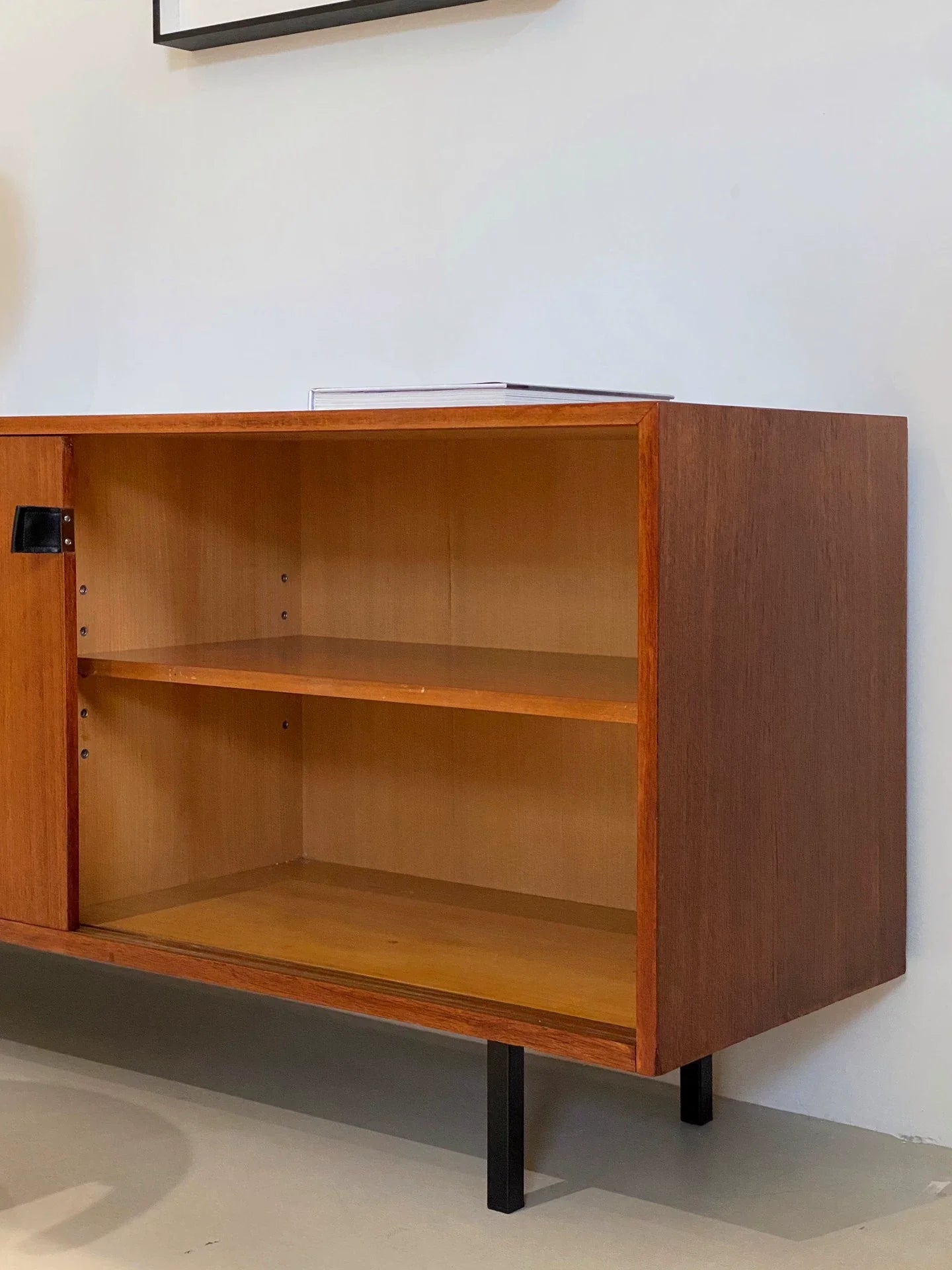 Florence Knoll Model 116 Teak Sideboard Mid-Century Modern Dining Storage Cabinet