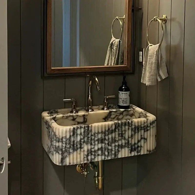 Guillaumette High-End Bulgari Marble Basin