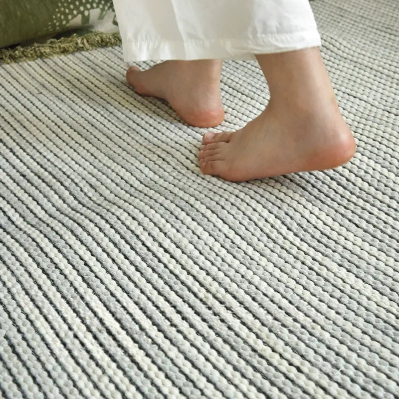 Emilienne Hand-Woven New Zealand Wool Carpet – Luxurious Living Room Accent