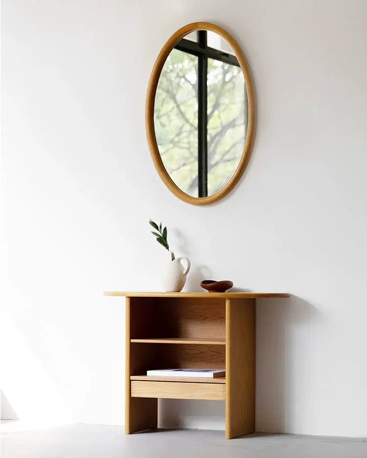 Gustaw Retro Modern Cherry Wood Drawer Cabinet