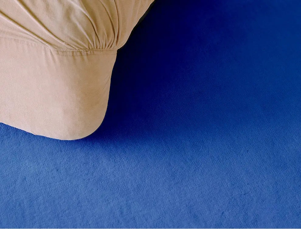 Noémie Custom Handmade Blue Coffee Table Blanket – Thickened Luxury Design