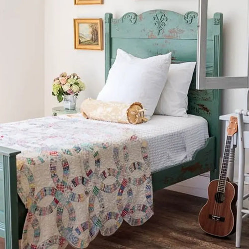 Burke Elegant Neoclassical Carved Wooden Bed