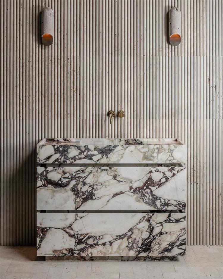Caden Purple Rock Pedestal Basin