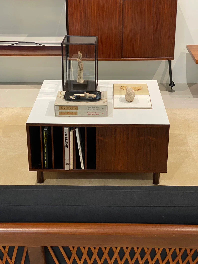 Elegant Peter Lovig Nielsen Mid-Century Modern Danish Design Storage Coffee Table