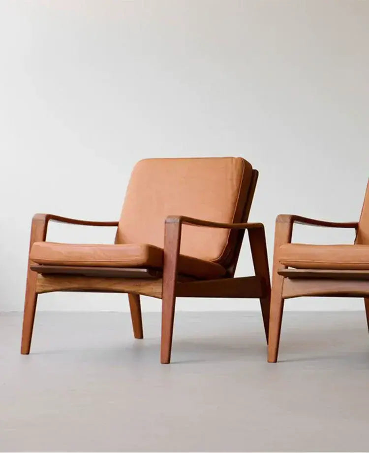 Jack Artistic Retro Log Wood Armchair