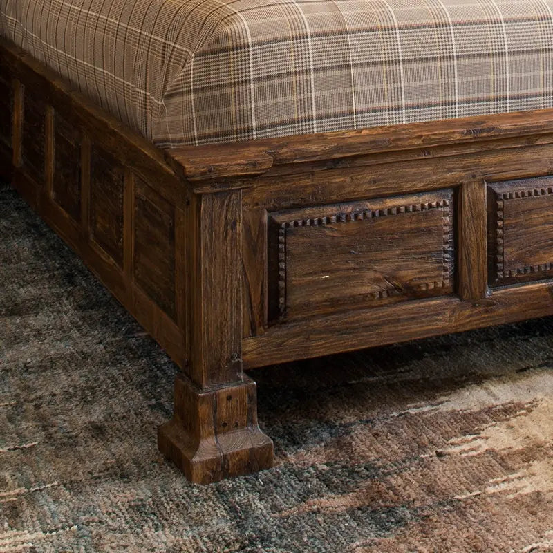 Raine Retro Light Luxury Customizable Double Bed