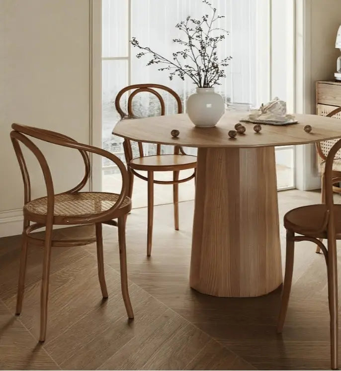 Mathilde Rattan Chair Dining Table Set