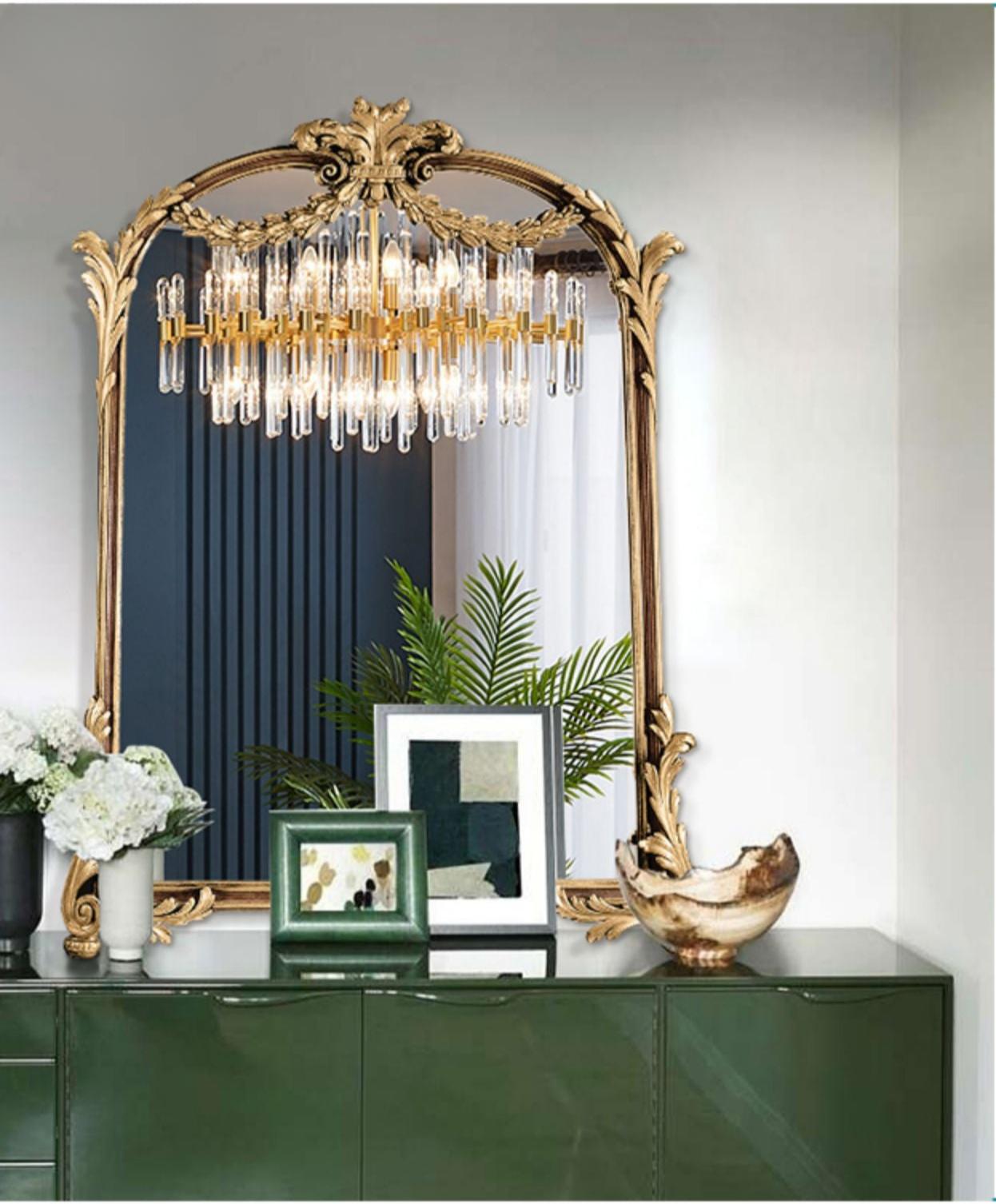 Luka Carved LED Bathroom Mirror