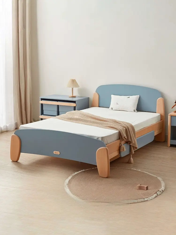 Colette imported solid wood bed