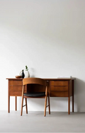 Aloys Modern Boxwood Cherry Writing Table
