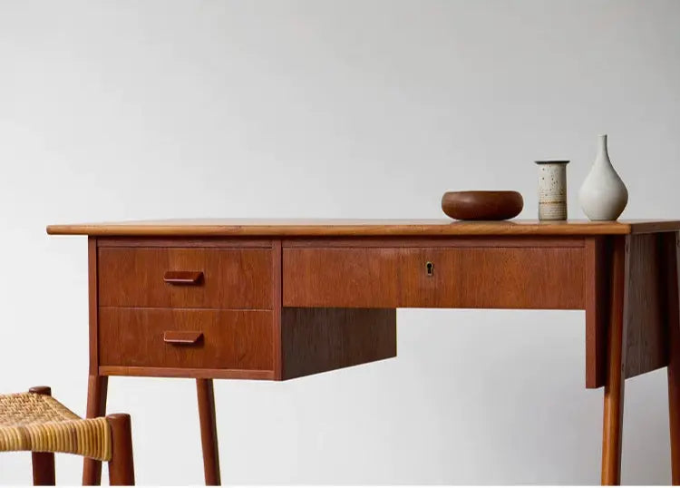Mallory All-Wood Nordic Style Office Desk