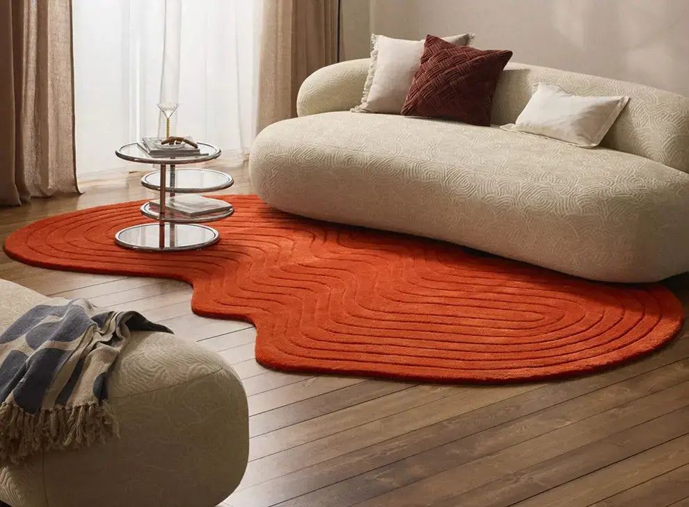 Cosette Luxury Hand-Woven Red Carpet – Formaldehyde-Free Design