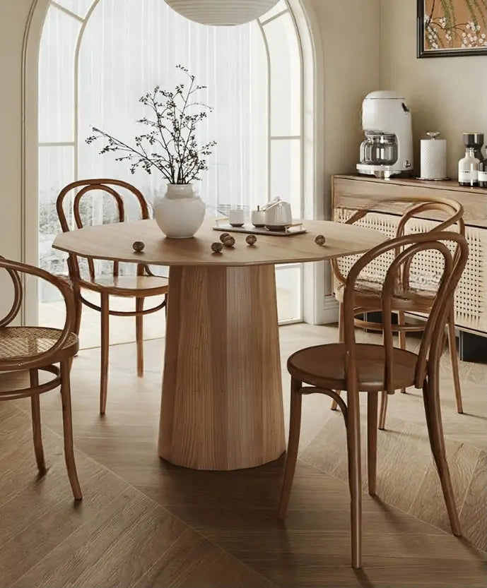 Mathilde Rattan Chair Dining Table Set
