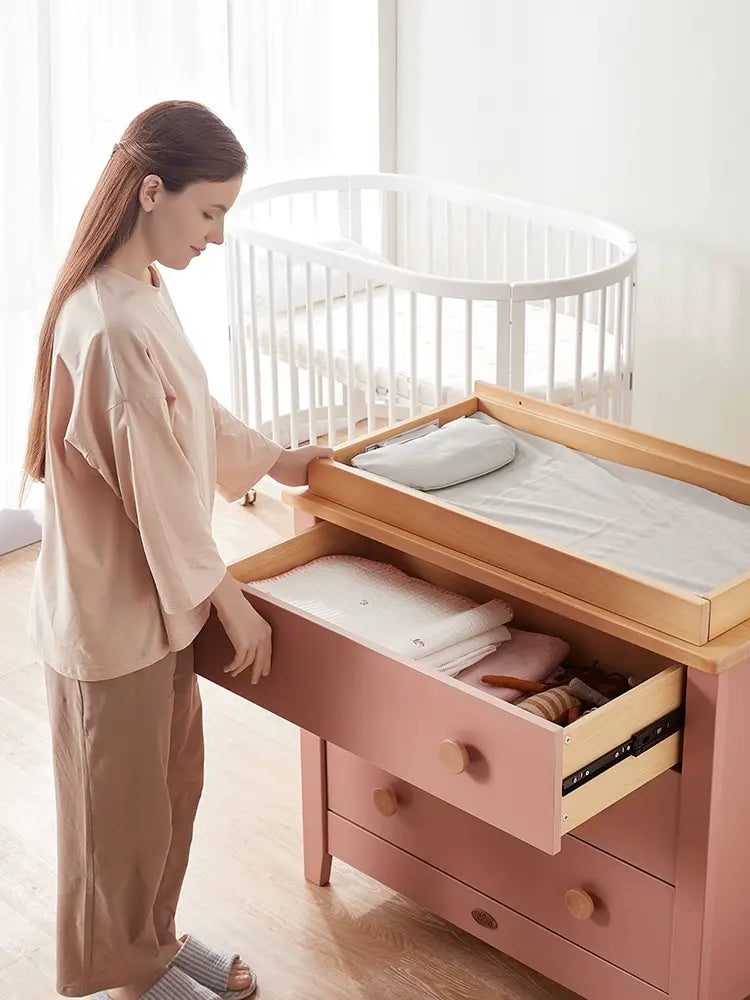 René Multifunctional Solid Wood Storage Cabinet