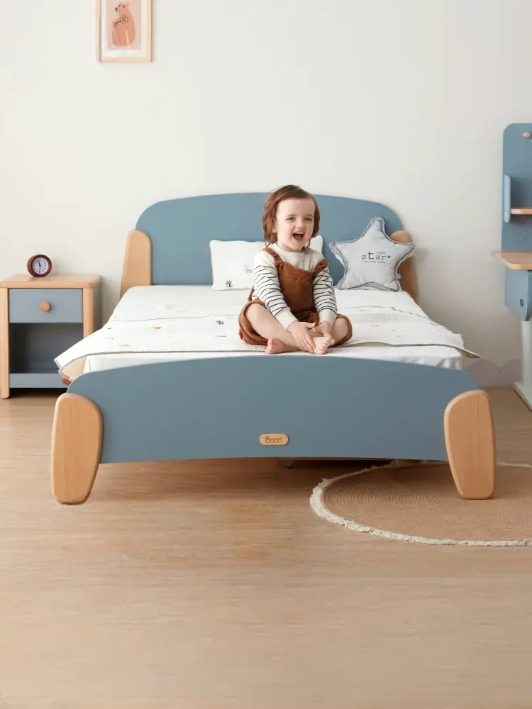 Colette imported solid wood bed