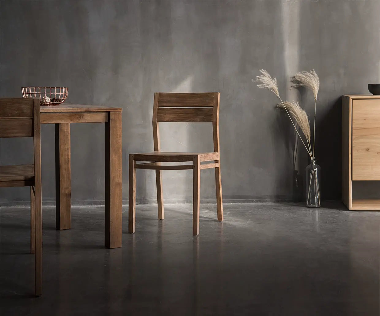 Peregrine Pure Teak Wood Classic Dining Chair