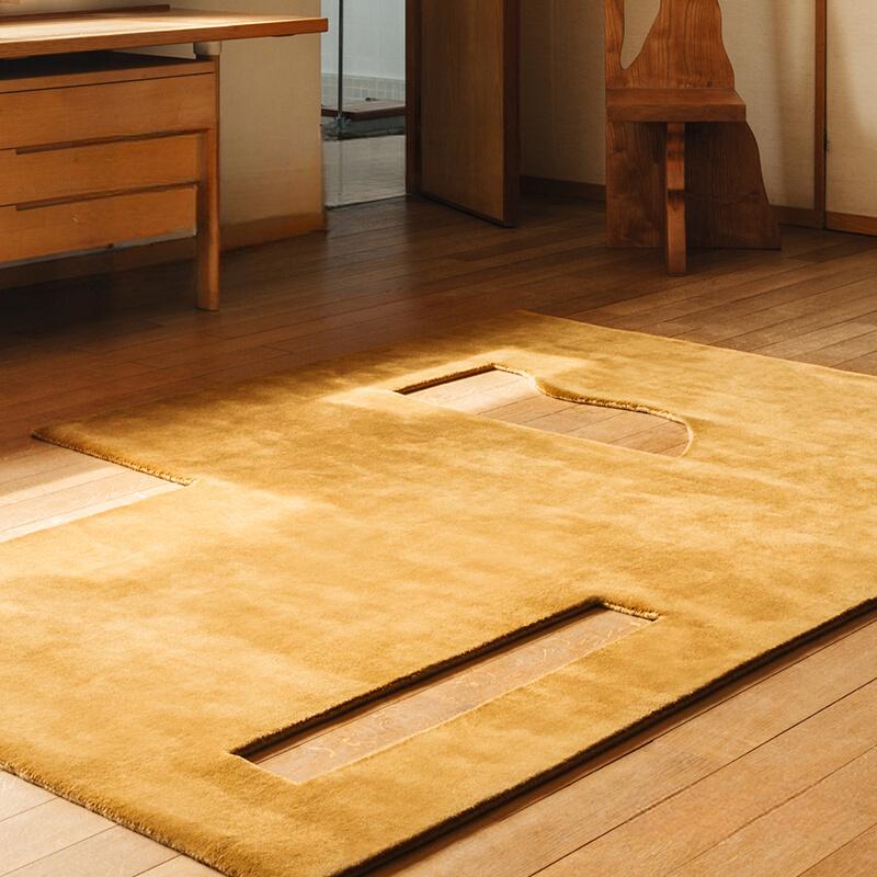 Aurelius Handmade Retro Style Carpet – Unique Nordic Design