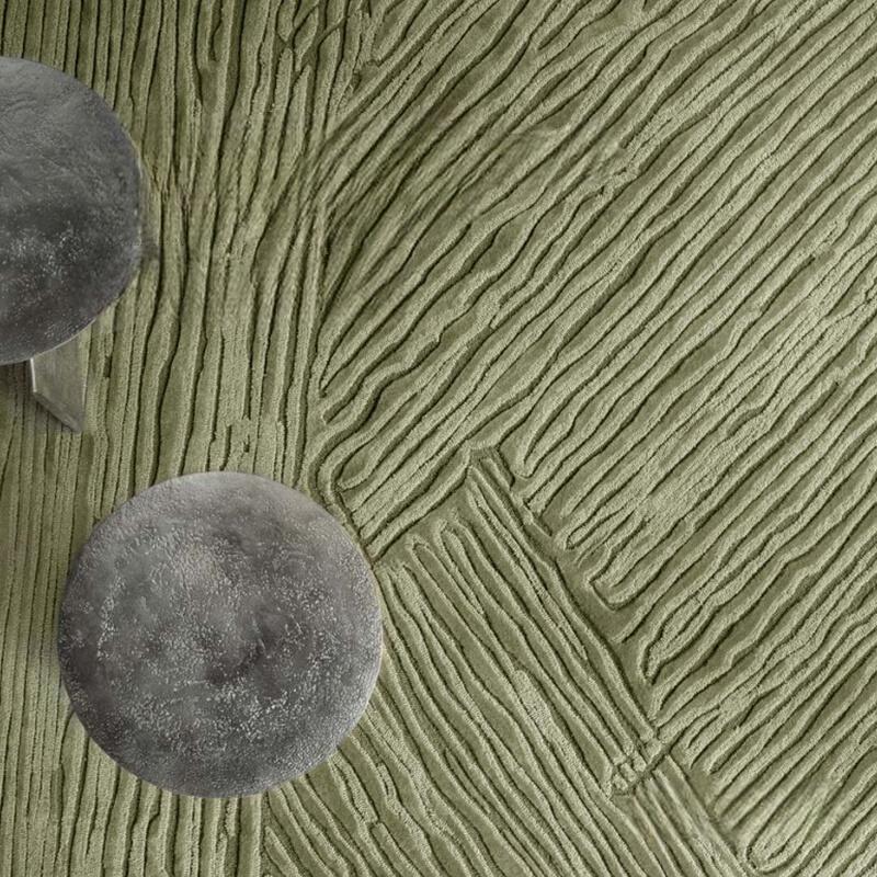 Alouette Hand-Woven Nordic Style Carpet – Thickened High-End Design