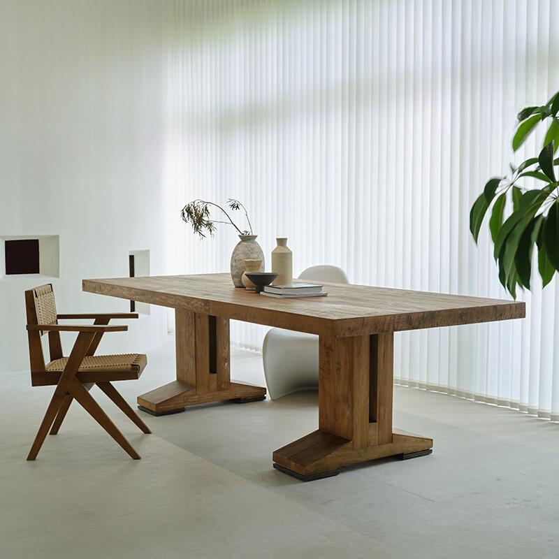 Tommaso Subsidy Teak Solid Wood Dining Table