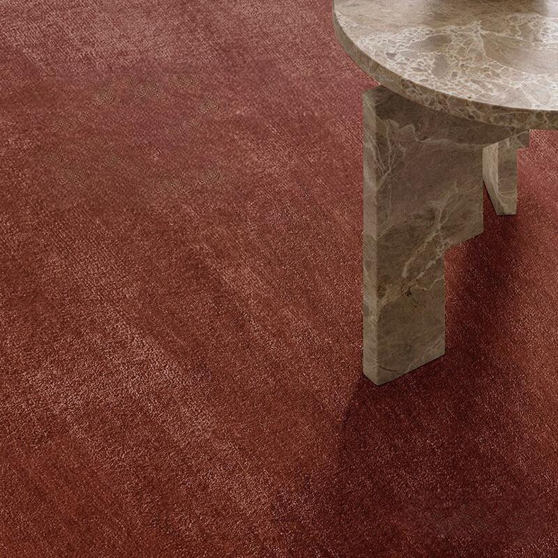 Isabeau Luxury Pure Red Tencel Blanket – Hand-Made Custom Design