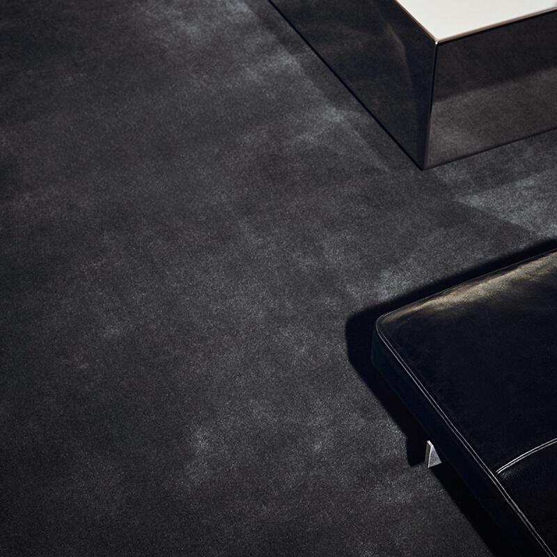 Faéline Handmade Retro Solid Color Carpet Mat – Minimalist Luxury Design