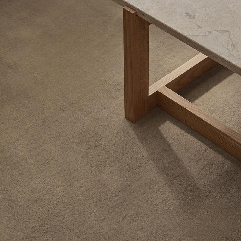Amélie Retro Pure Sand Carpet – Minimalist Beige Design