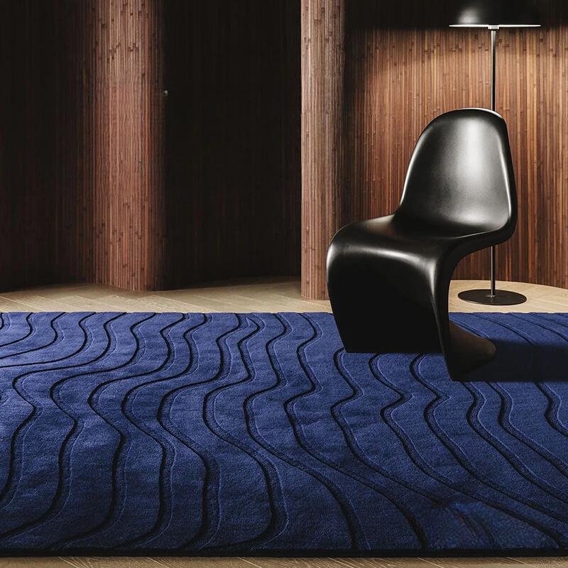 Calista Handmade Retro Nordic Carpet – Luxurious Solid Color Design