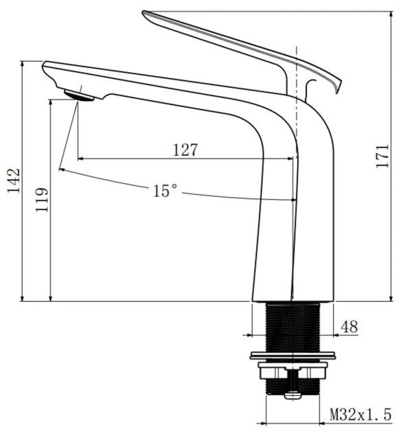 Esperia Basin Mixer