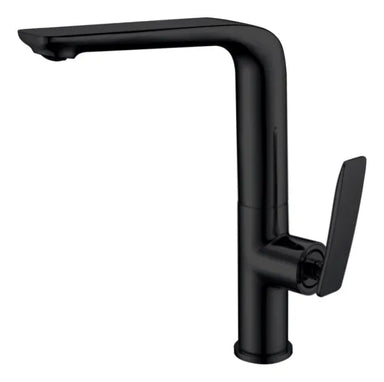 Black Swivel Flick Kitchen Sink Mixer Tap