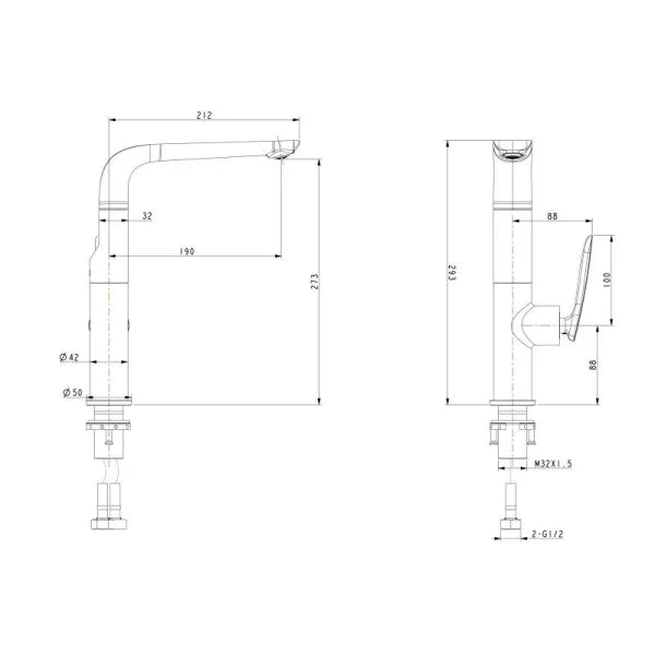 Black Swivel Flick Kitchen Sink Mixer Tap