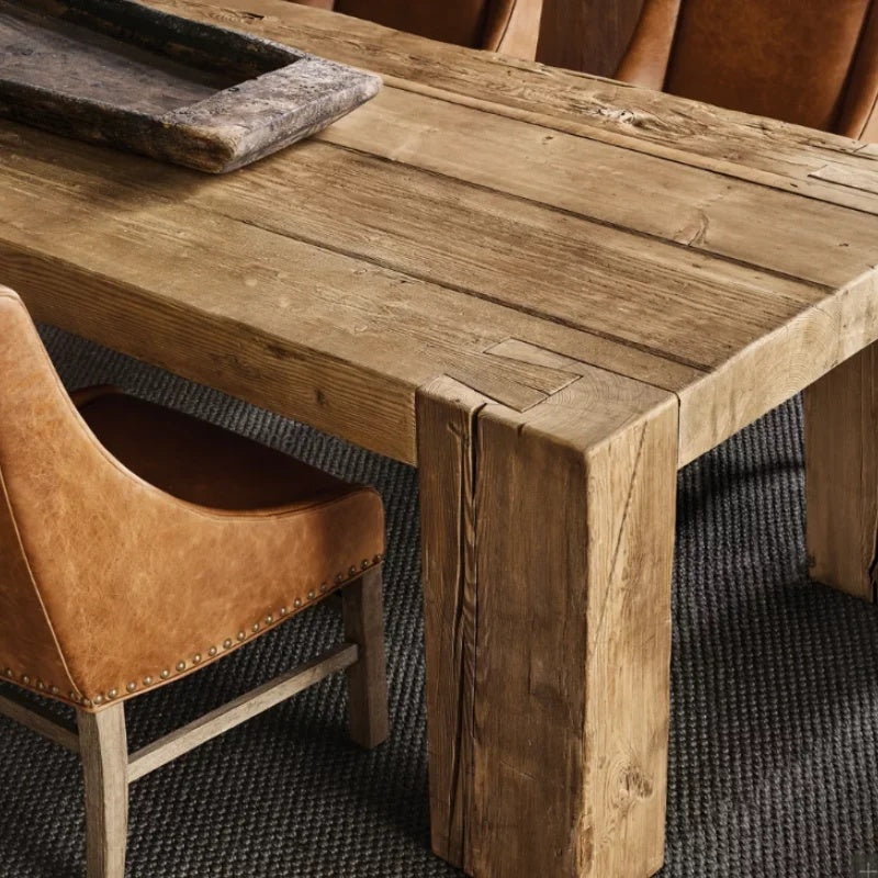 Heirloom Quality Handcrafted Solid Walnut Dining Table
