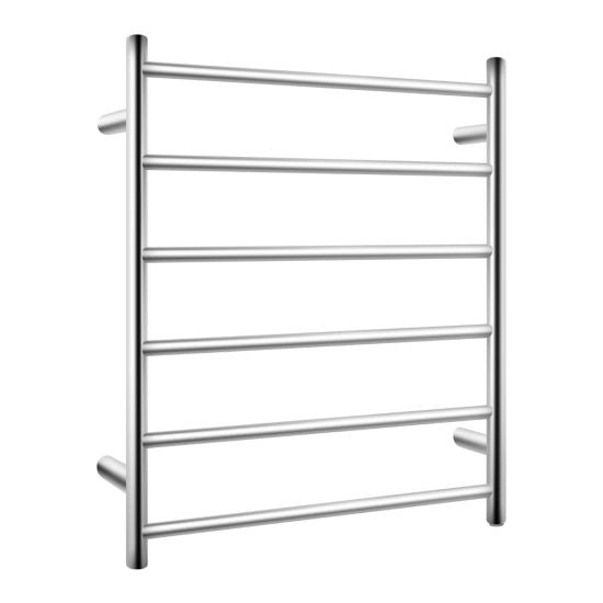 Round Electric Heated Towel Rack 6 Bars