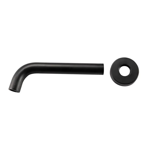 Pentro Matte Black Round Bath Spout